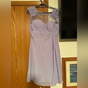 NWT Elegant Lavender Sleeveless Dress